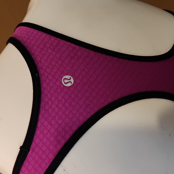 Lululemon Magenta Sports Bra (0683) - Picture 3 of 3
